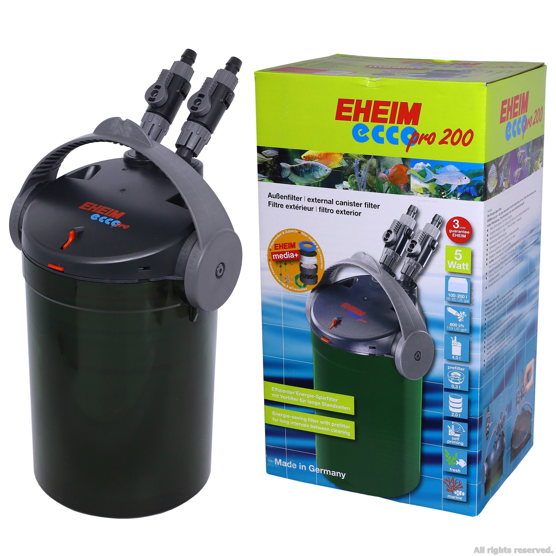 Зовнішній фільтр Eheim ecco pro 200 (2034020)