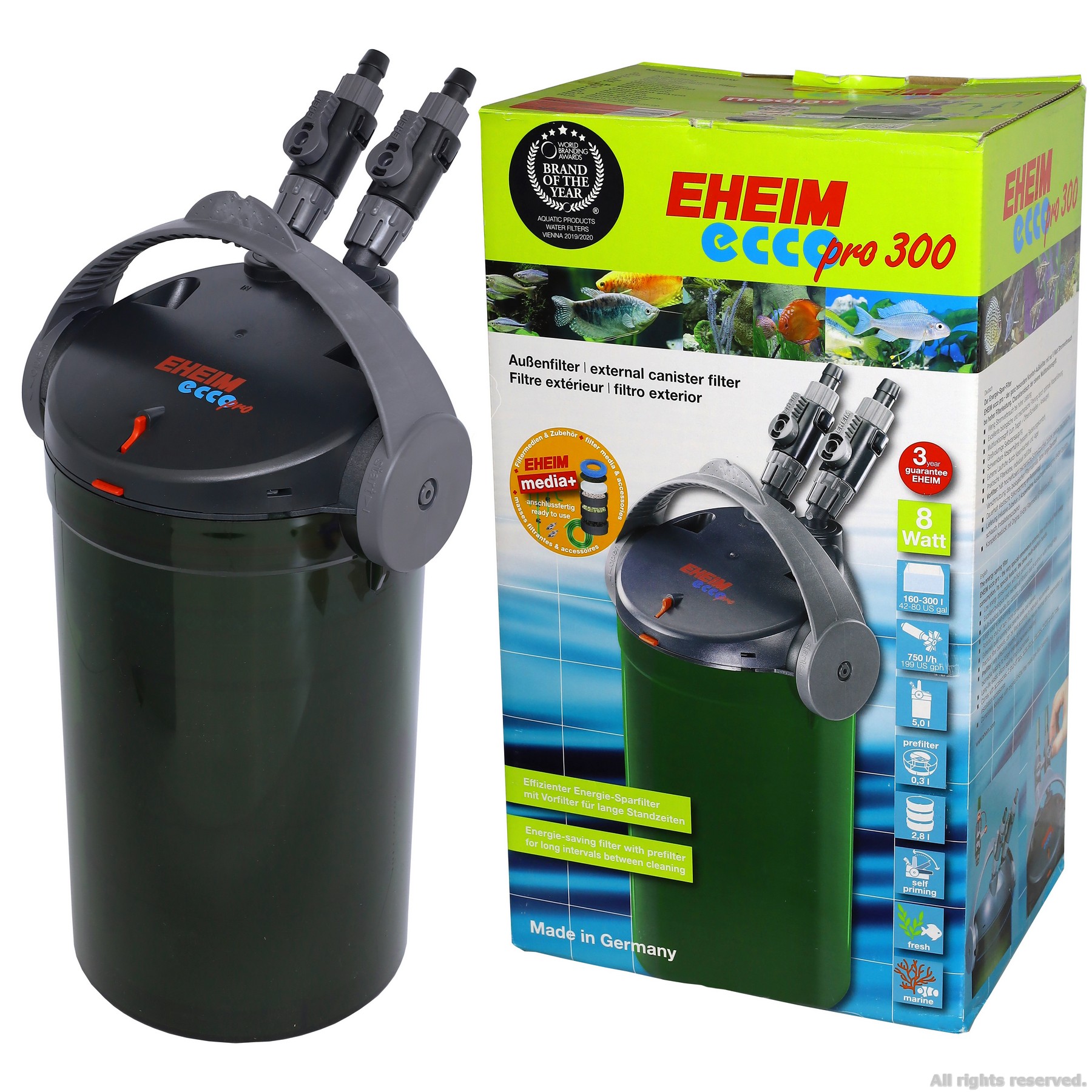 Зовнішній фільтр Eheim ecco pro 300 (2036020)
