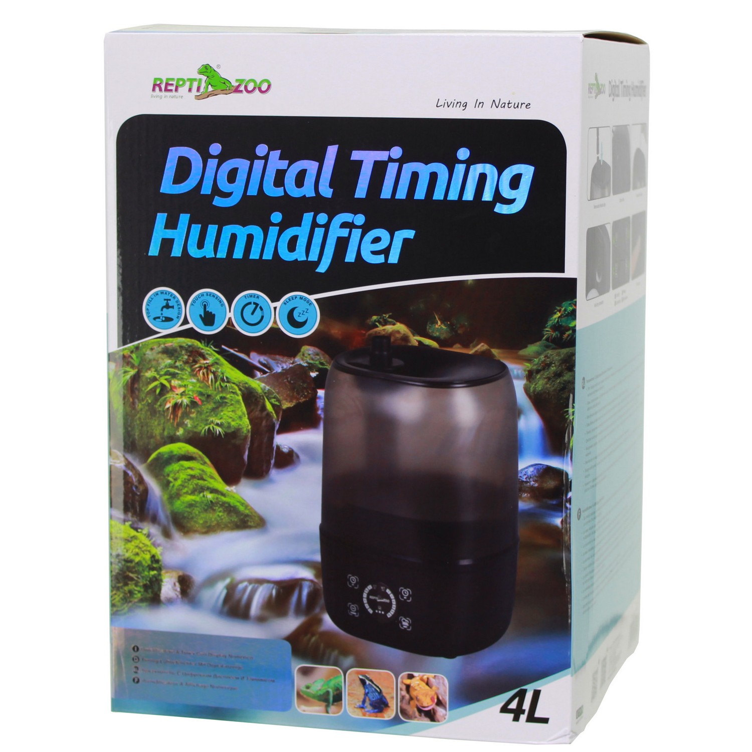 Генератор туману зовнішній Repti-Zoo LCD Fogger TF03 з сенсорним керуванням і таймером