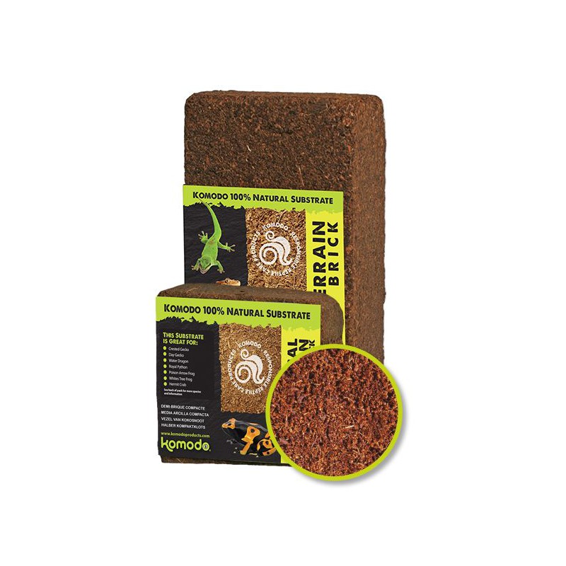 Підкладка з кокосового волокна Komodo Tropical Terrain Brick 4л (46000) для тераріуму
