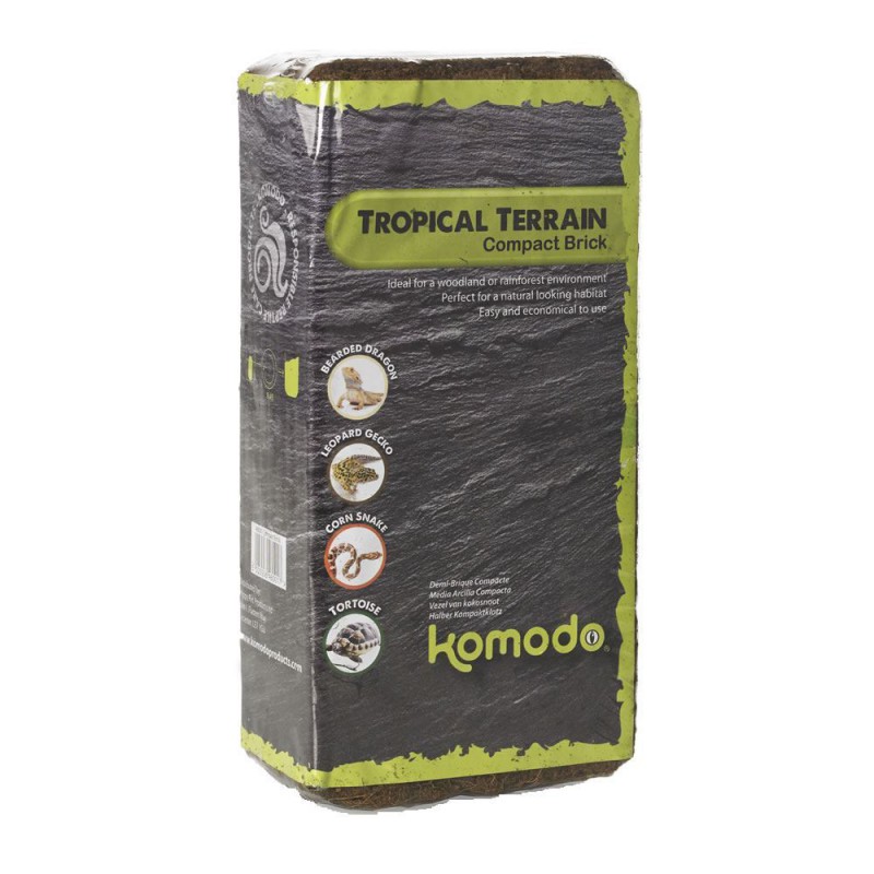 Підкладка з кокосового волокна Komodo Tropical Terrain Brick 8л (46001) для тераріуму