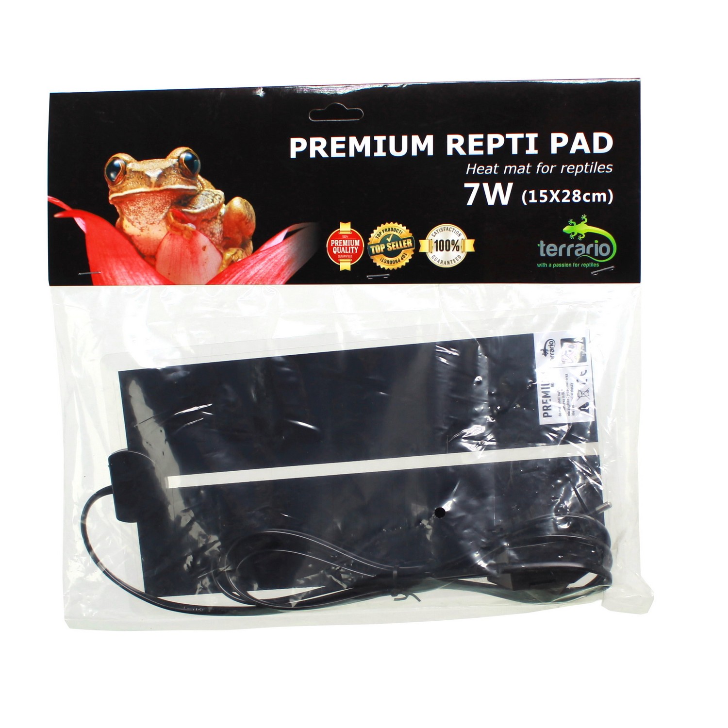 Нагрівальний мат з регулятором Terrario Premium Repti Pad 7W 15x28см для тераріуму