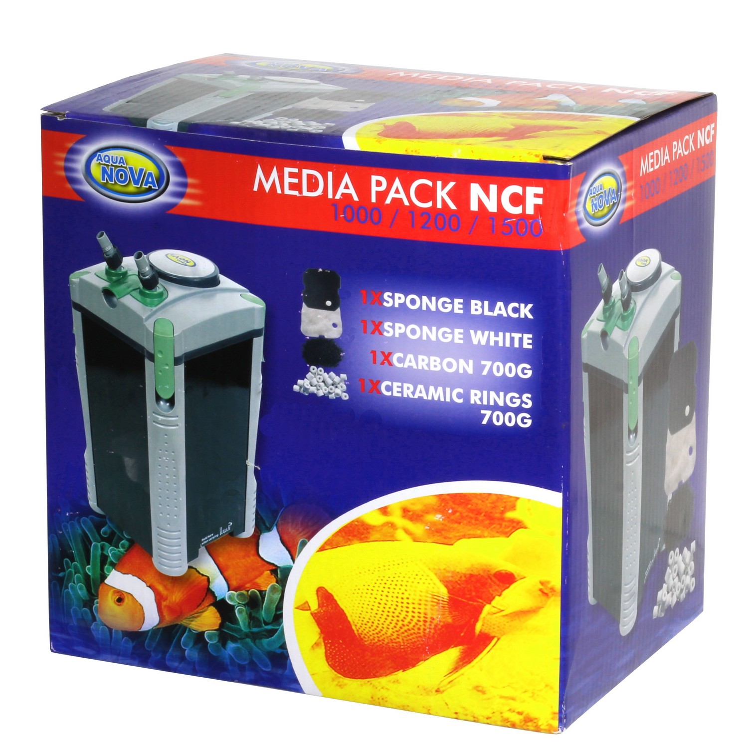 Комплект наповнювачів для Aqua Nova Media Pack NCF 1000-1500 (MPACK 1000-1500)