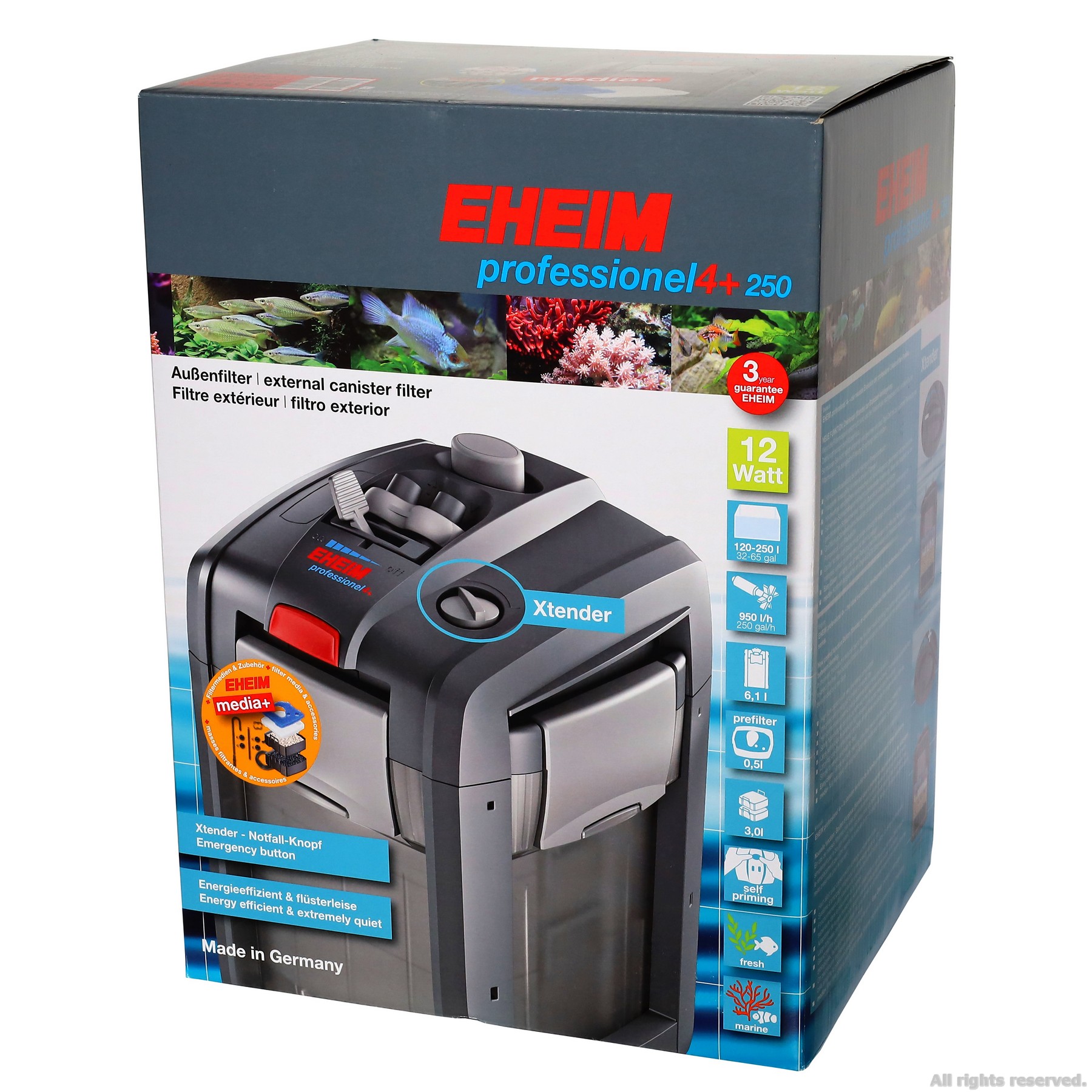 Зовнішній фільтр Eheim professionel 4+ 250 (2271020)