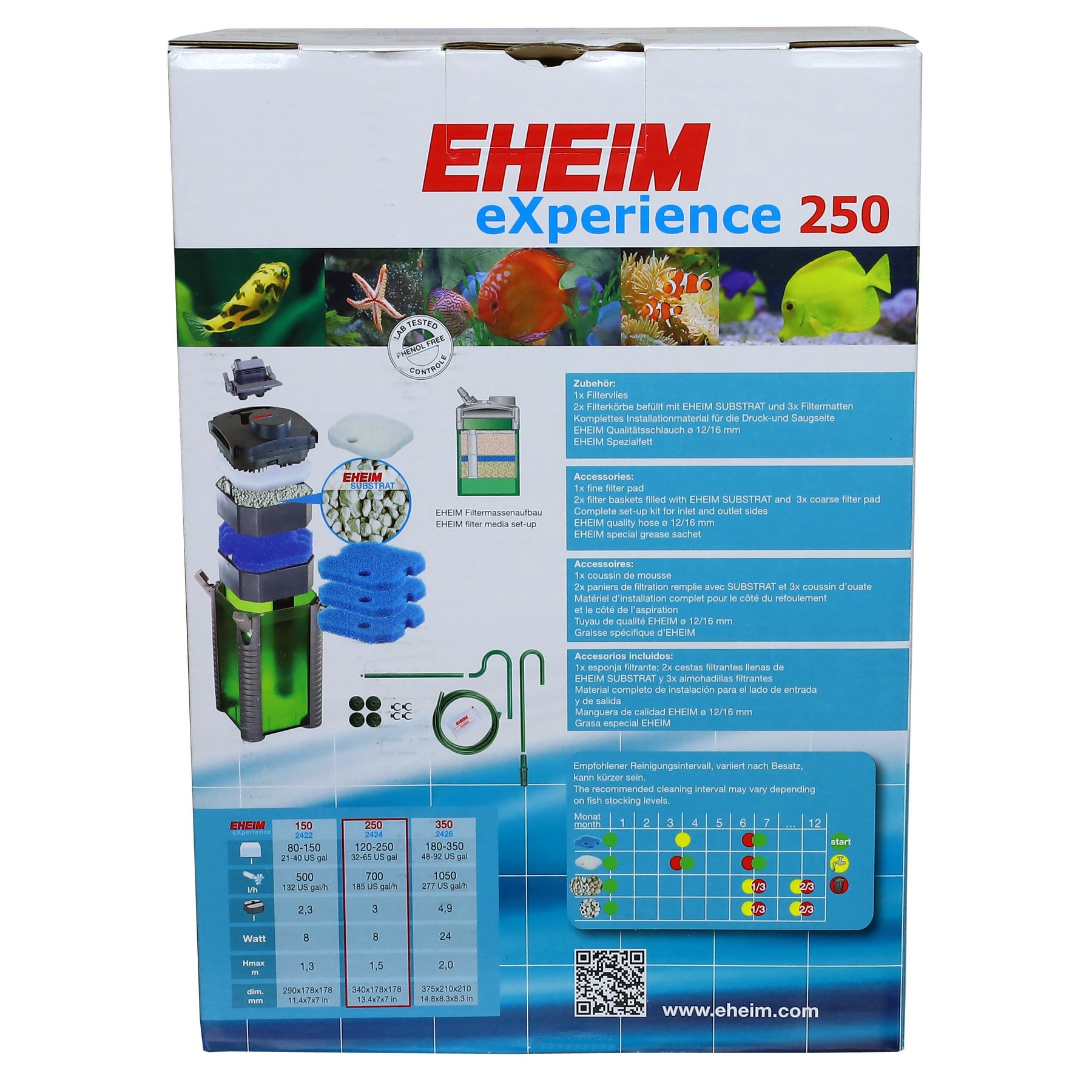 Внешний фильтр Eheim eXperience 250 (2424020)
