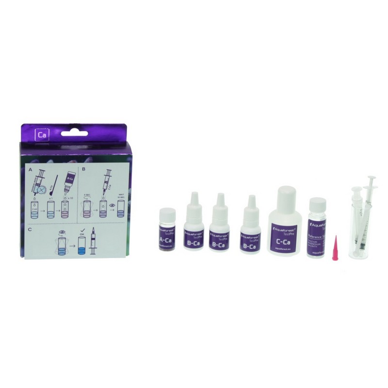 Тест на кальцій (Ca) Aquaforest Calcium Test Kit для морського акваріума, 55–65 тестів