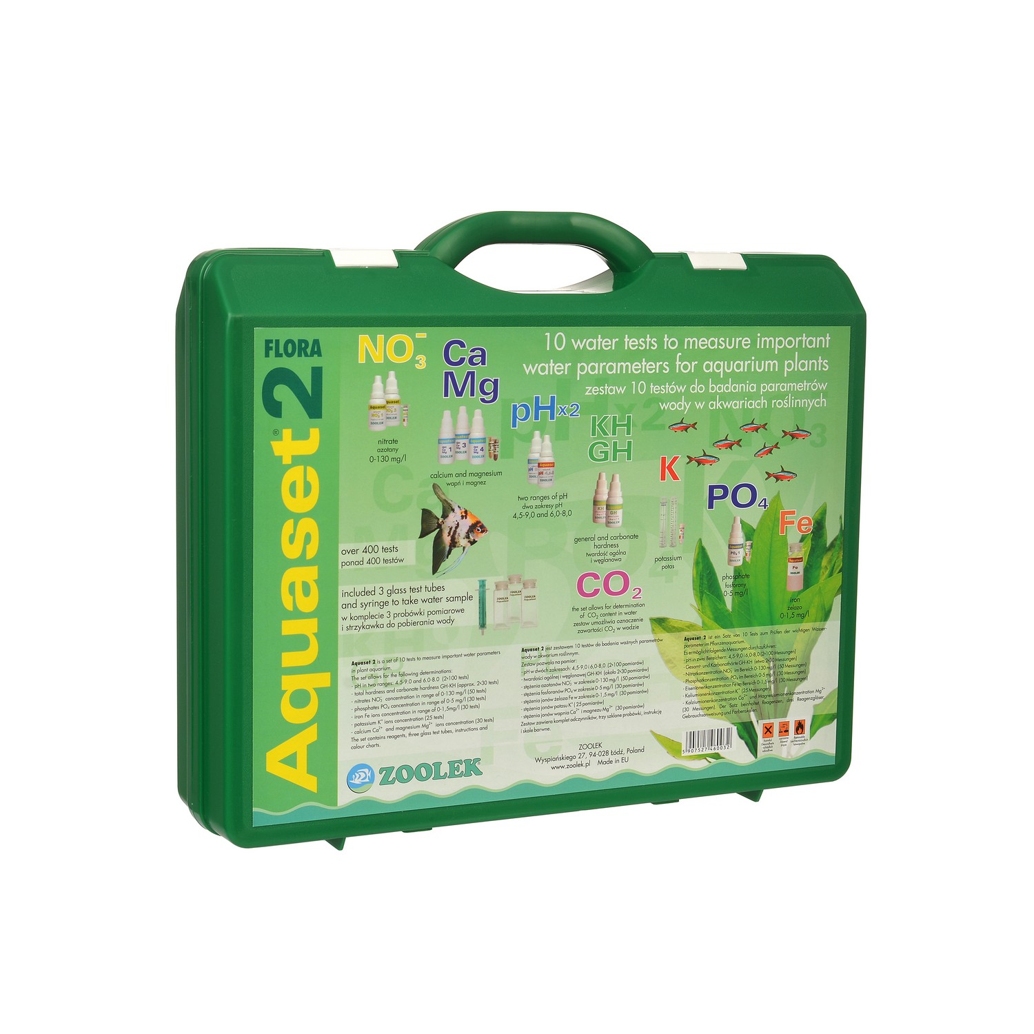 Набір акваріумних тестів (10шт) Zoolek Aquaset 2 Flora (6003)