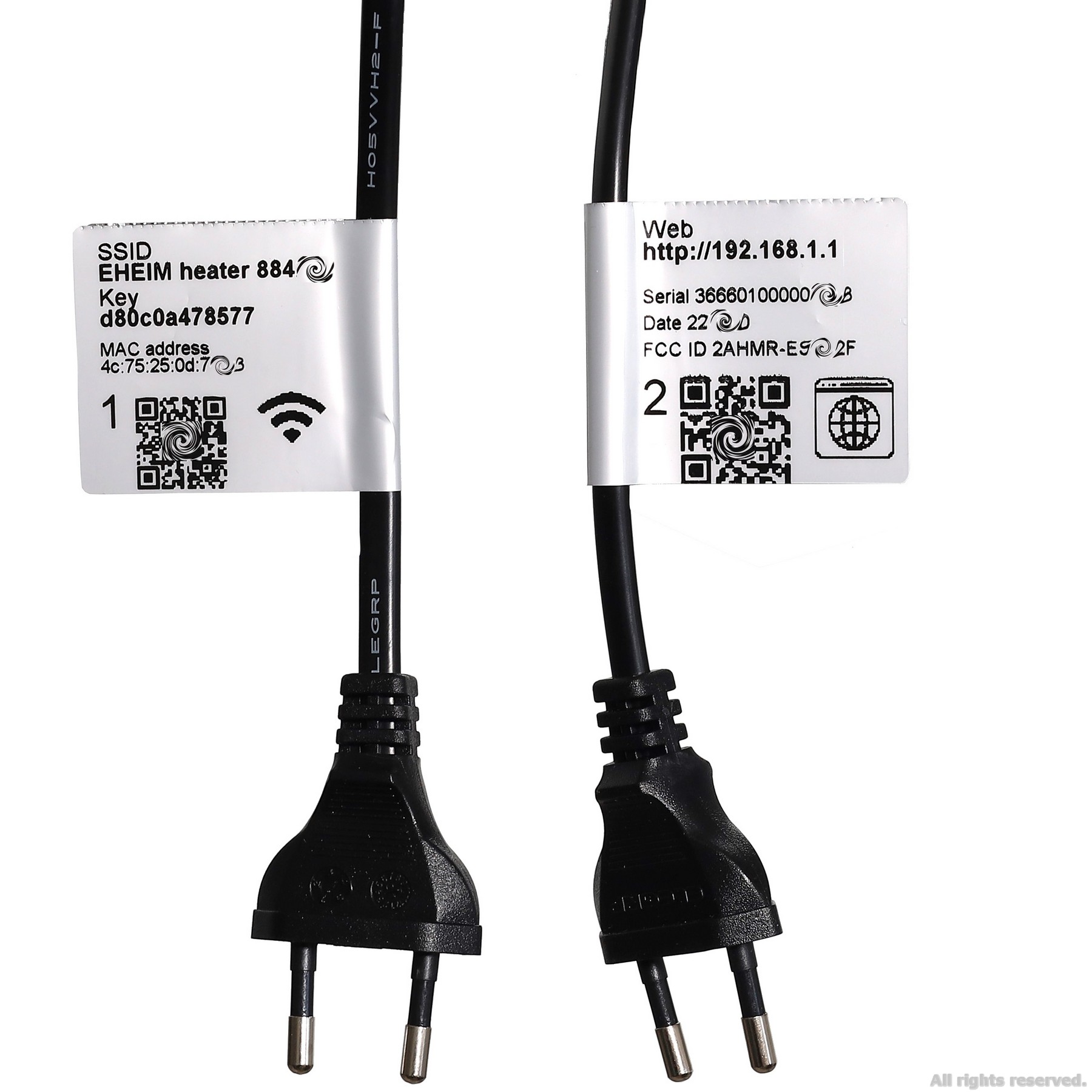 Нагрівач EHEIM thermocontrol+ e 300W Wi-Fi від 600л. до 1000л. (3669010)