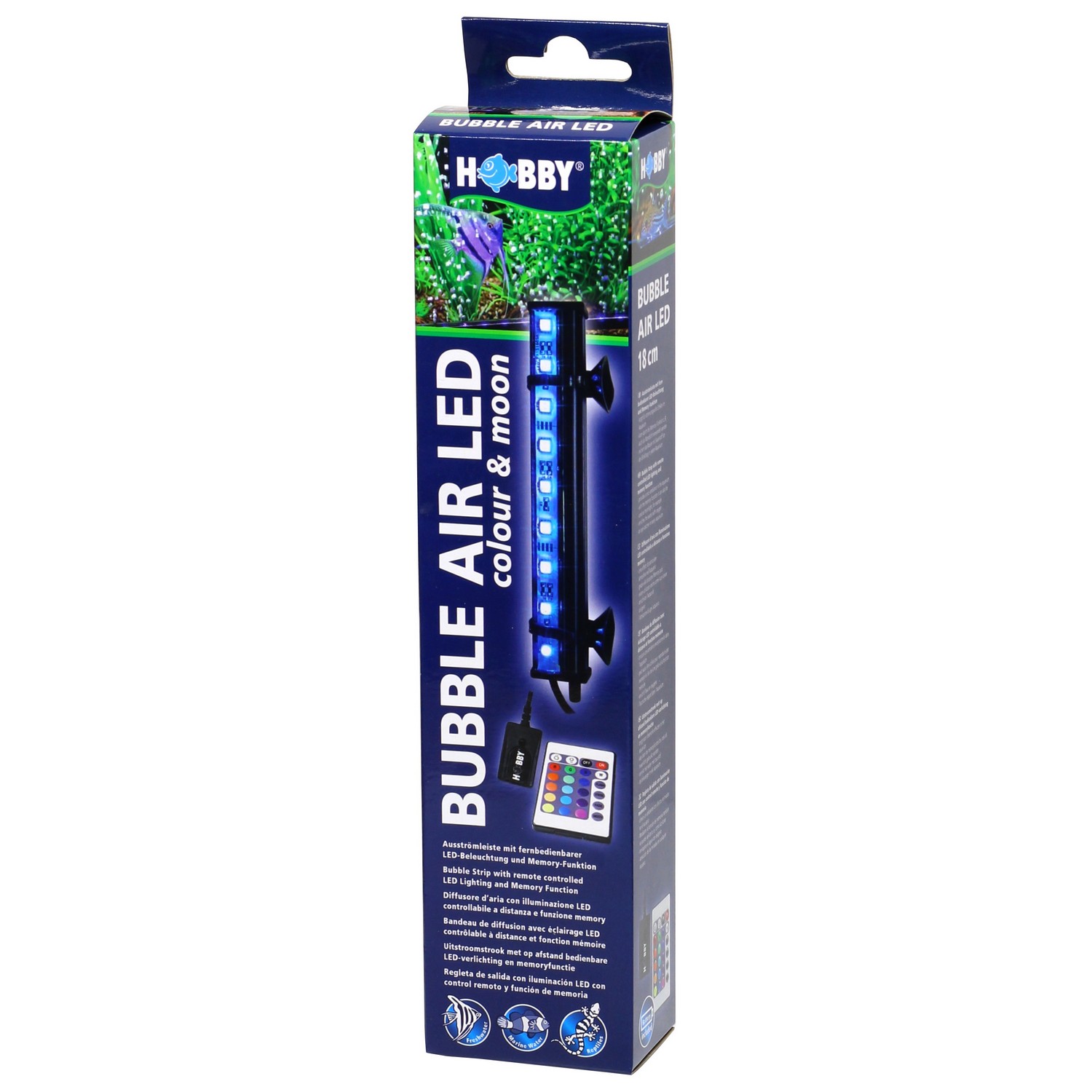 Розпилювач Hobby Bubble Air LED colour & moon 18см (00655) 