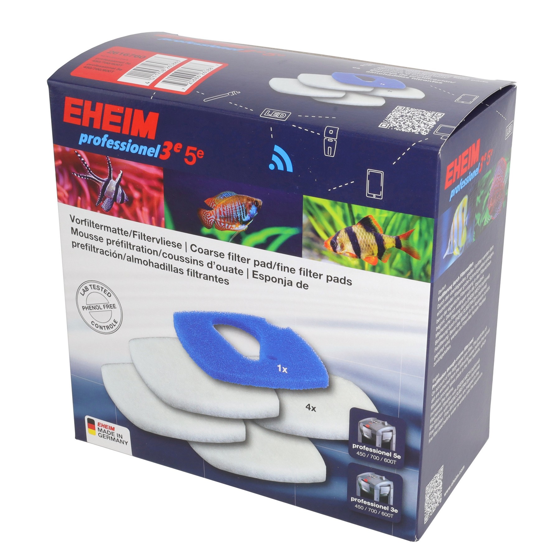 Фільтруючі губки і прокладки для Eheim professionel 3e/5e 450/700/600T (2616760)