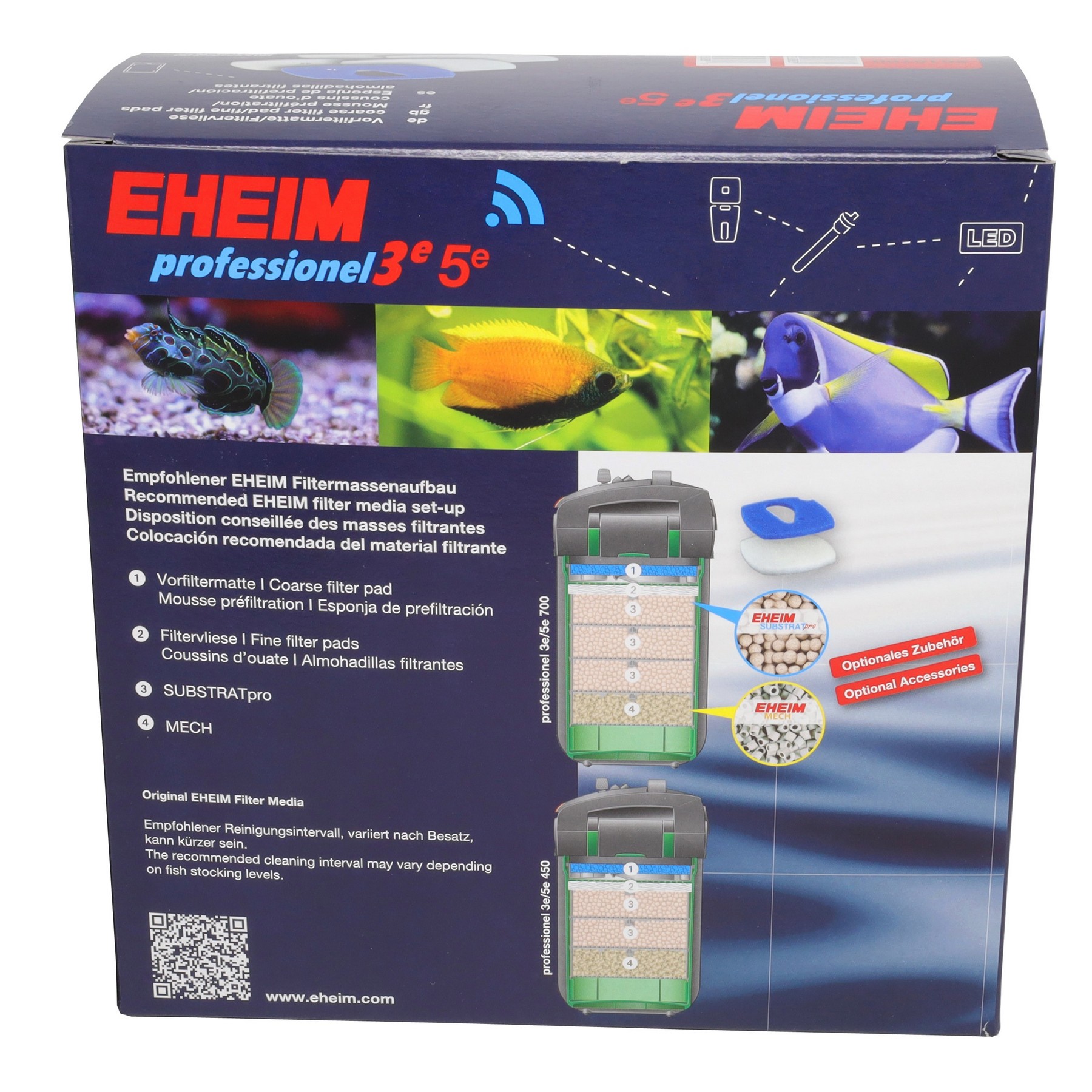Фільтруючі губки і прокладки для Eheim professionel 3e/5e 450/700/600T (2616760)