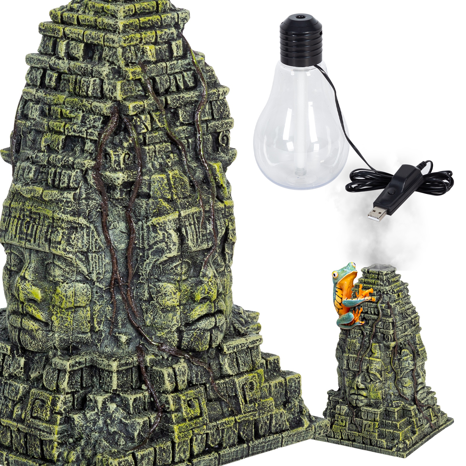 Генератор туману Repti-Zoo Ancient Castle Fogger 12,5×12,5×21 см для тераріуму 400 мл(TF08)
