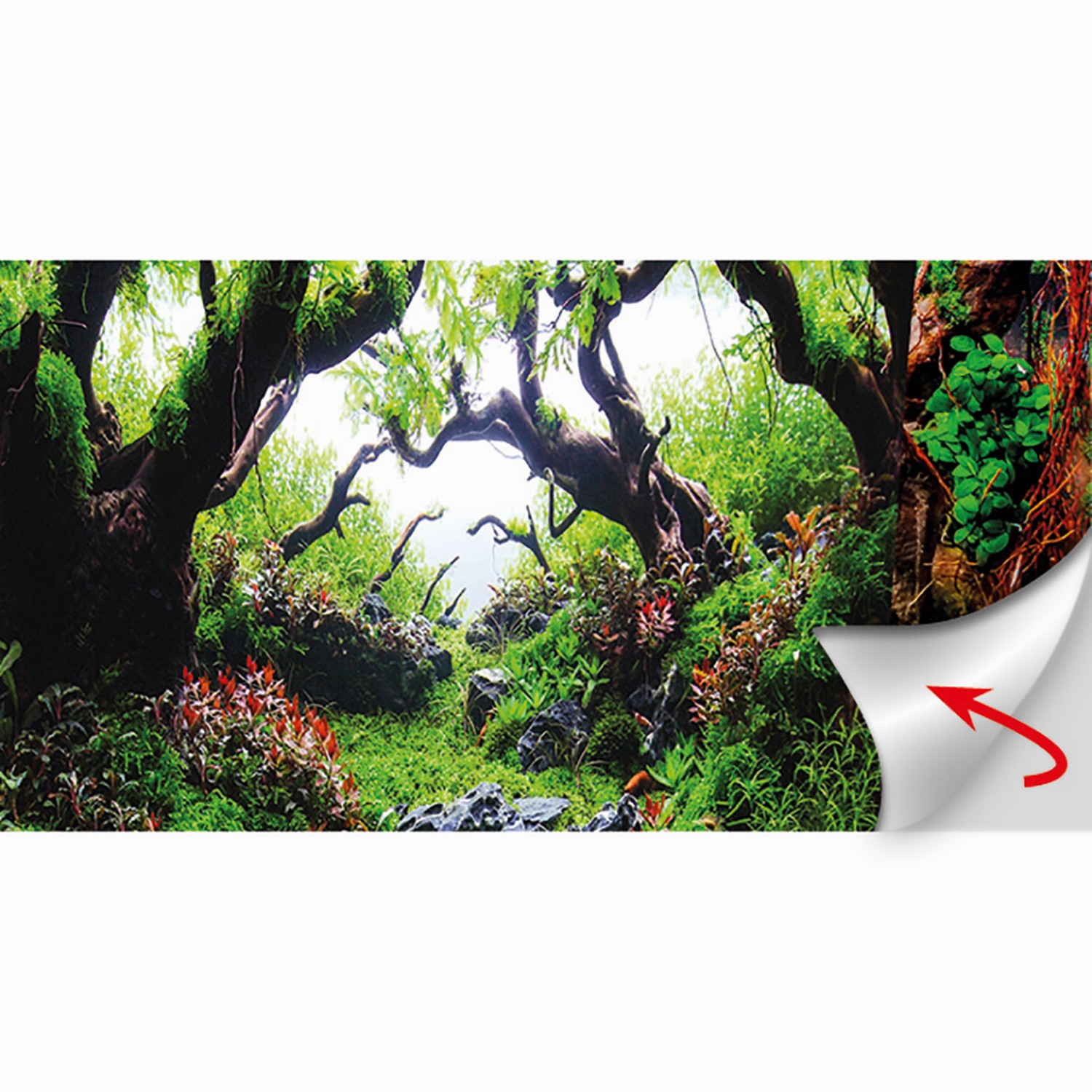 Задній фон самоклеючий Hobby Green Dream*/Wooden Sky 100x50см (31232)