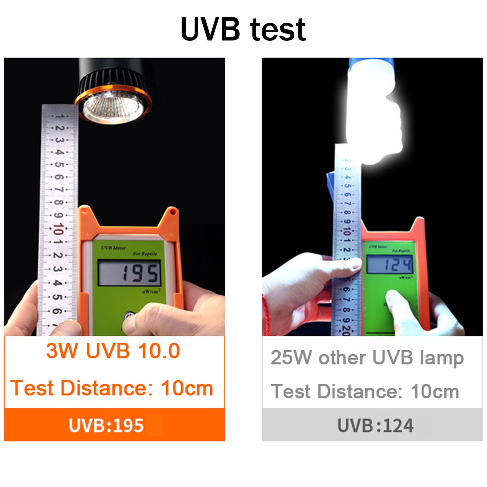 Лампа ультрафіолетова UVA/UVB Terrario Reptile's LED UVB 10.0 3W