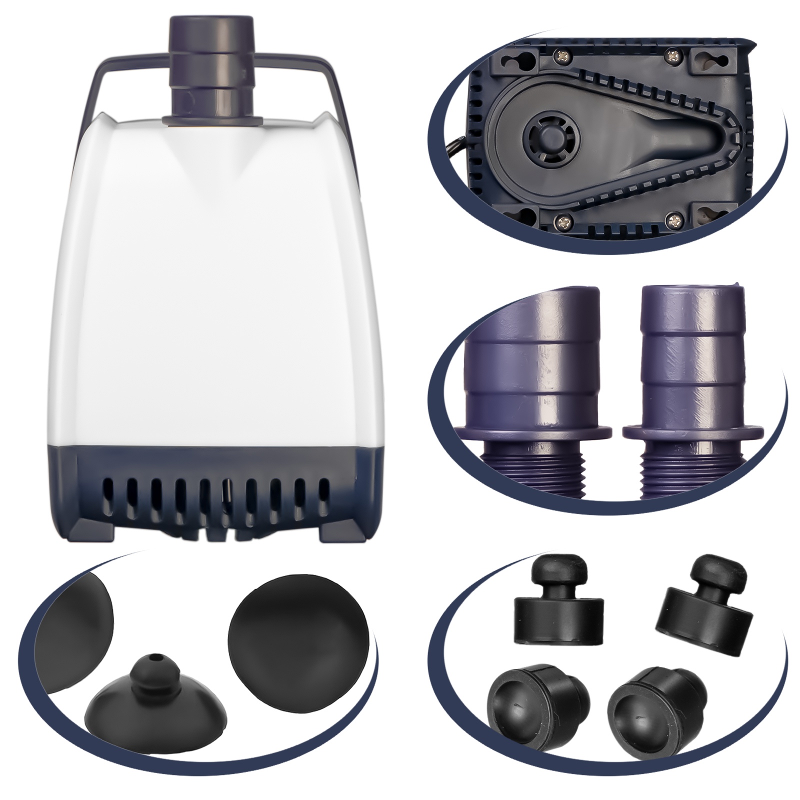 Насос низького занурення Jingye Bottom Pump 35 3500 л/год (LV-3500DX)