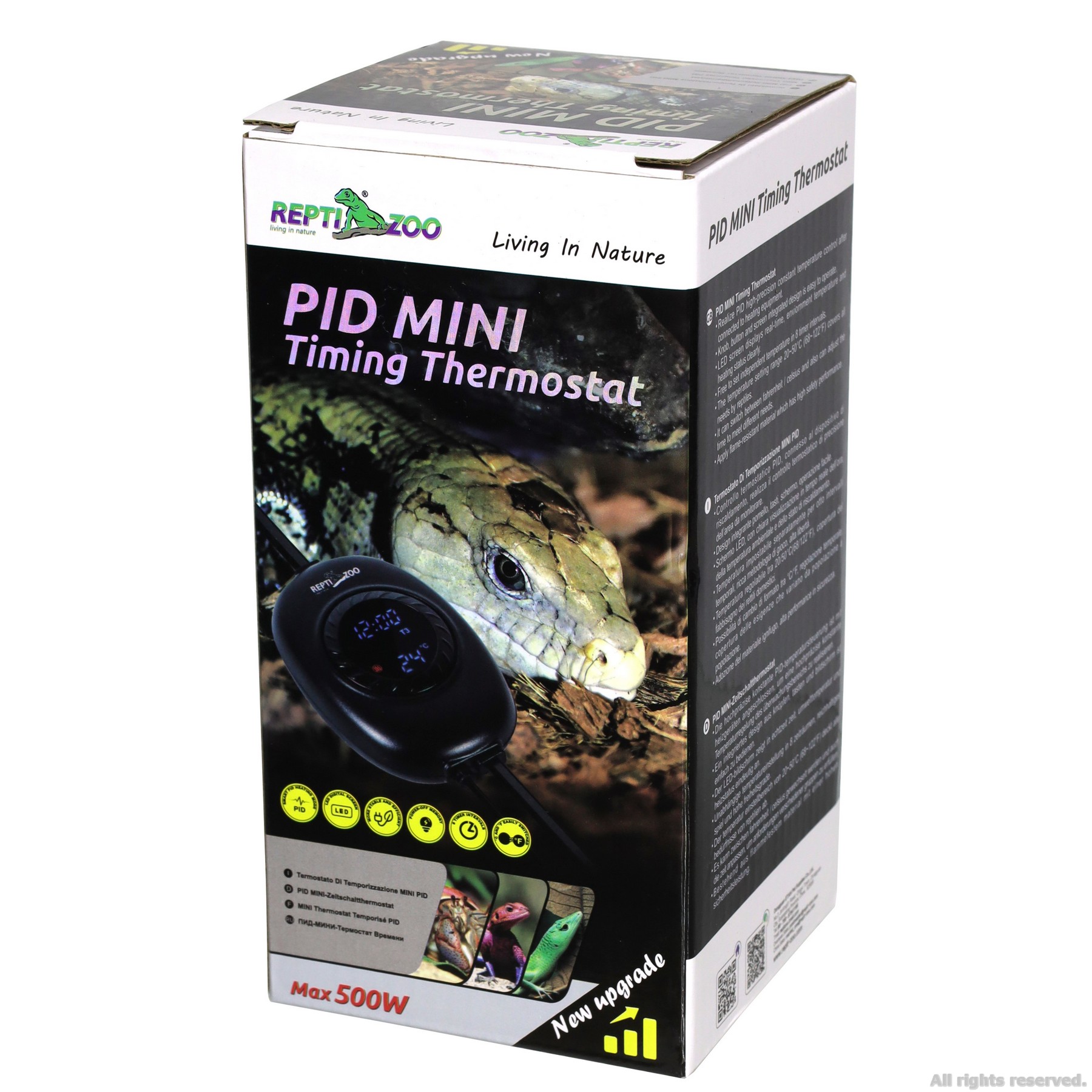 Термостат з регуляцією потужності Repti-Zoo PID Dimming Mini Thermostat 500Вт. (TC03)