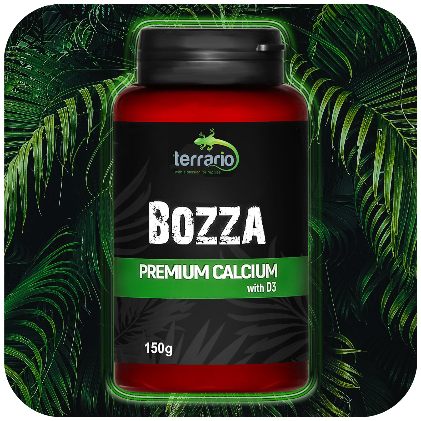 Кальцій з вітаміном D3 для рептилій Terrario Bozza Calcium with D3