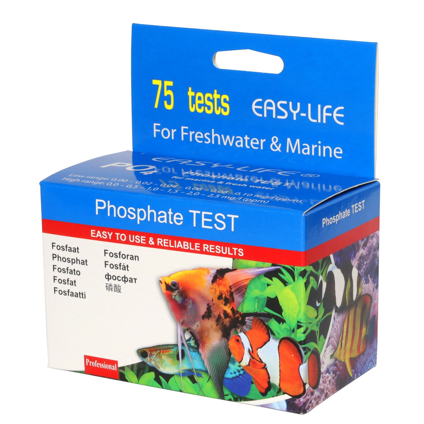 Тест на фосфати PO4 Easy-Life Phosphate 75 тестів (TPH01)
