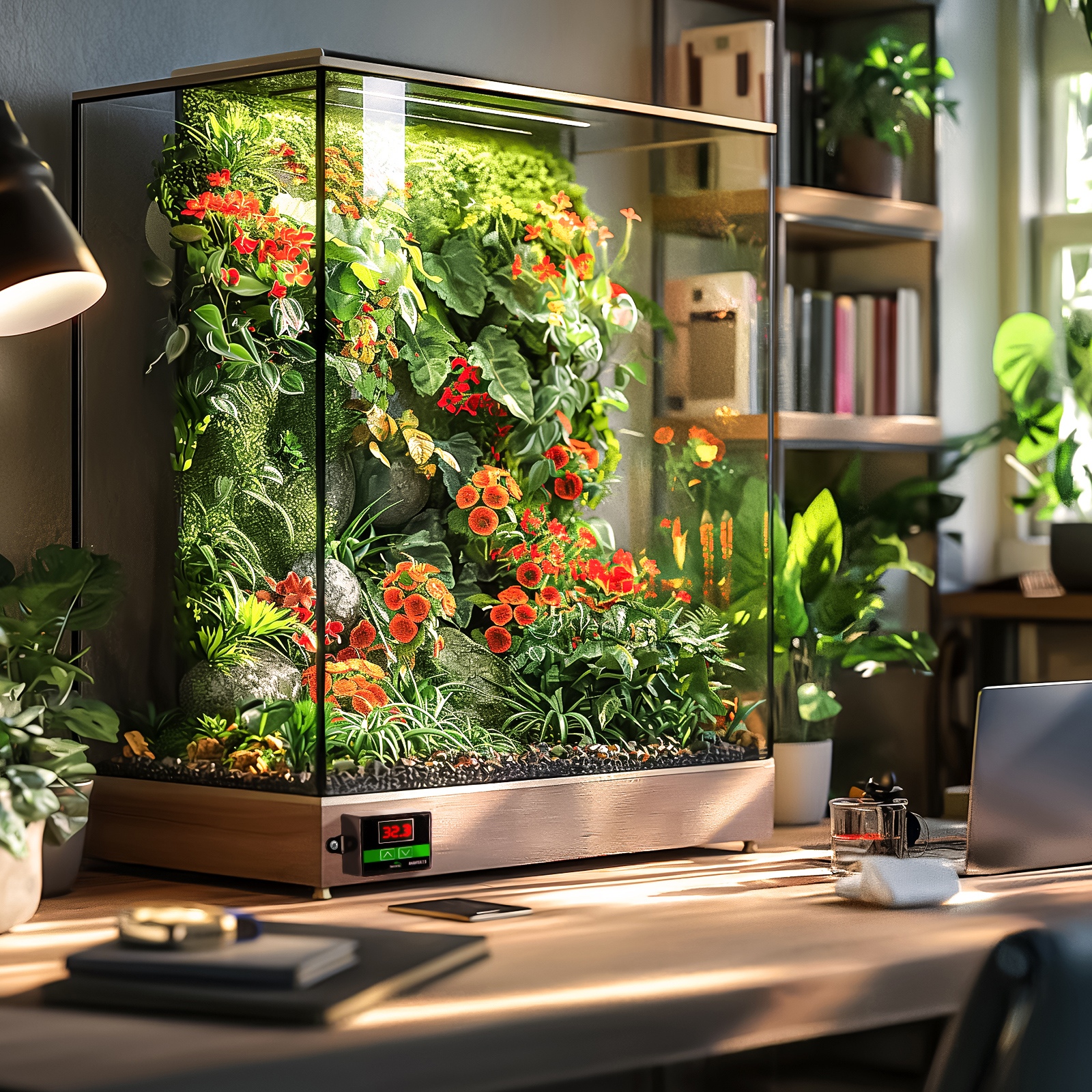 Нагрівальний мат з термостатом Terrario Amantea 2.0 45W 80x28см