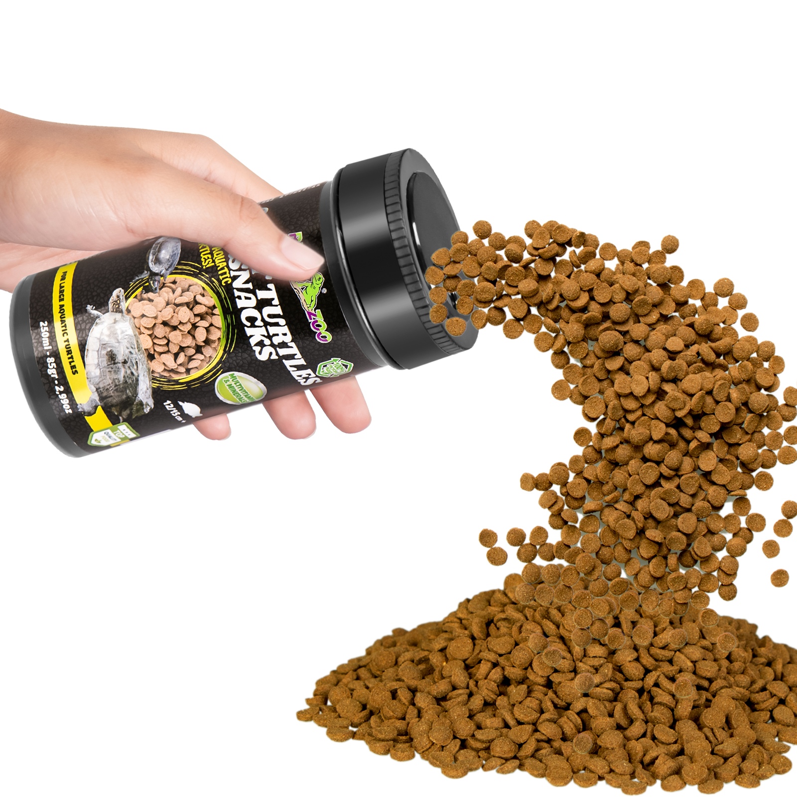 Корм для водних черепах Repti-Zoo Adult Turtle Snacks 250мл.