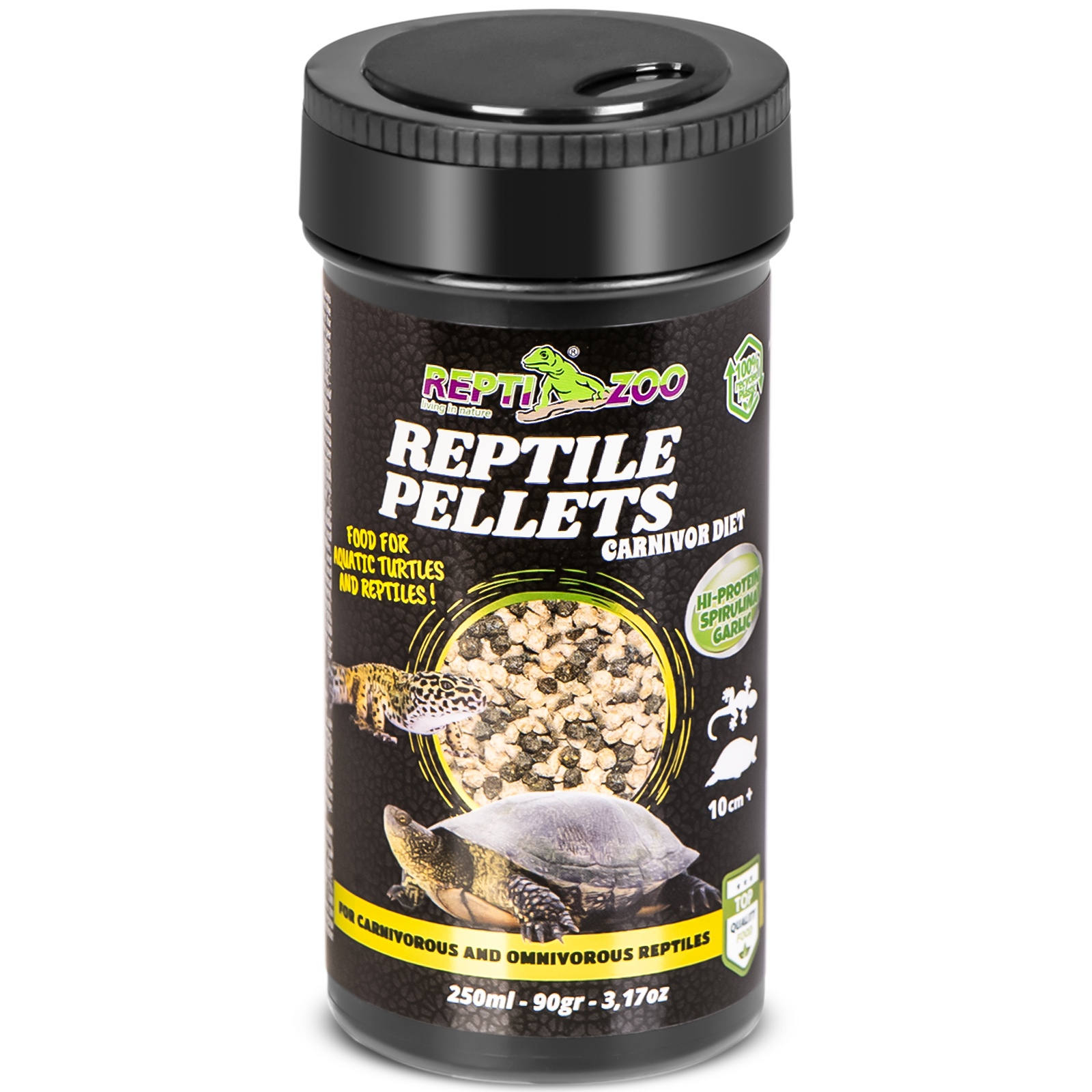 Корм і вітаміни для хижих рептилій Repti-Zoo Reptile Pellets 250мл.