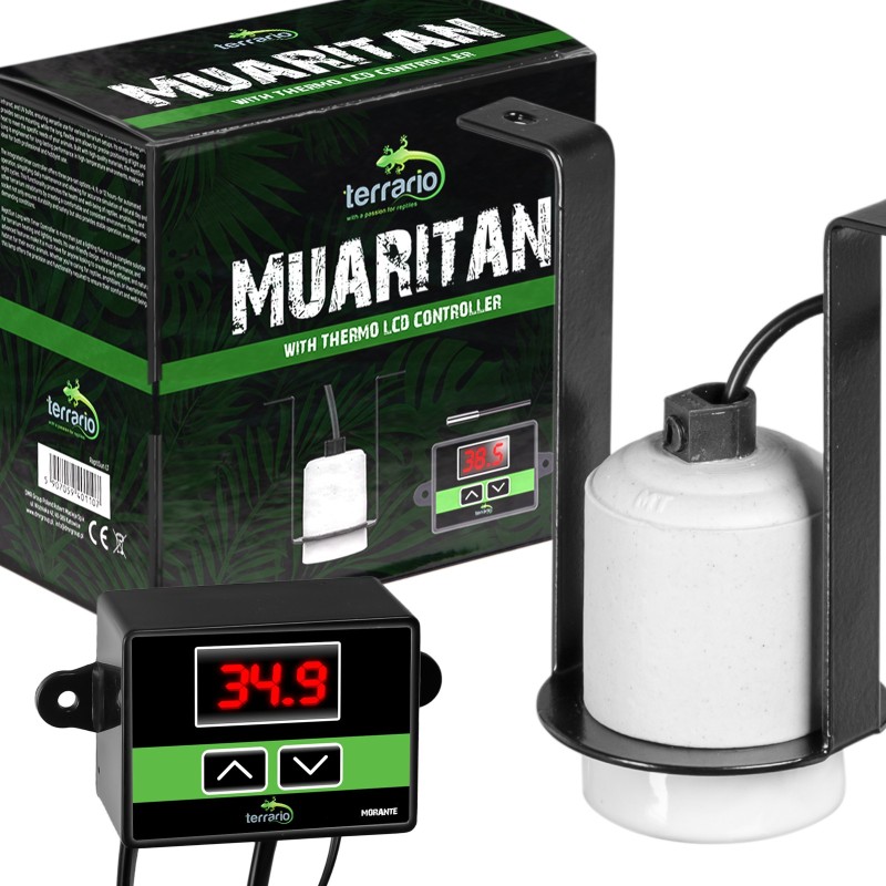 Світильник керамічний патрон з термостатом Terrario Muaritan Temperature Control 200W