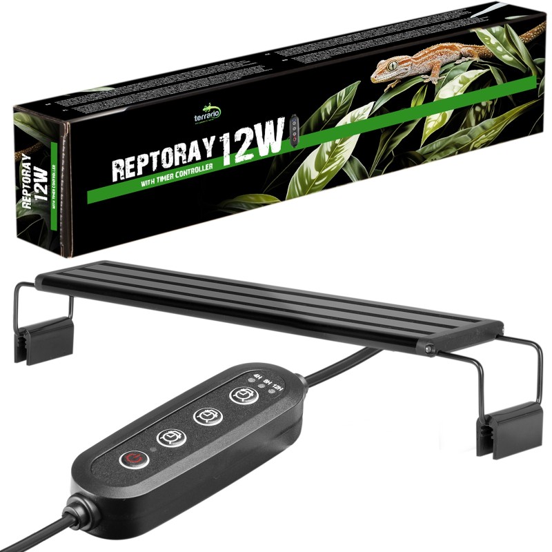 Світильник LED 40-50см для тераріумів з контролером часу Terrario ReptoRay 12W