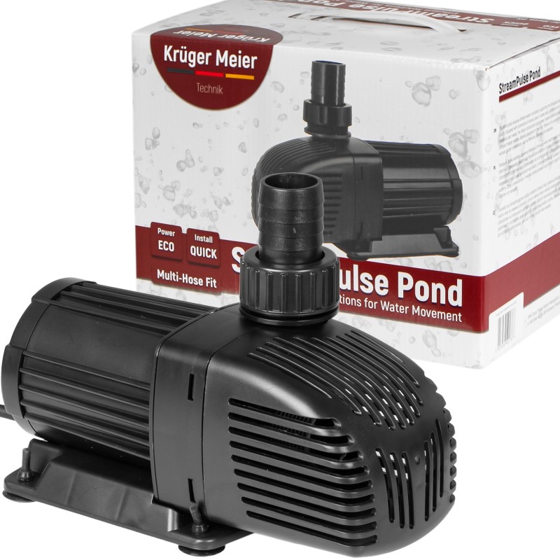 Енергоефективний насос для ставка Kruger Meier StreamPulse Pond 13000 л/год із захистом