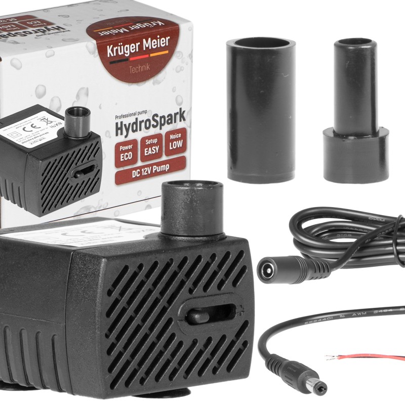 Помпа підйомна Kruger Meier HydroSpark 350 — міні насос 12V, 220 л/год