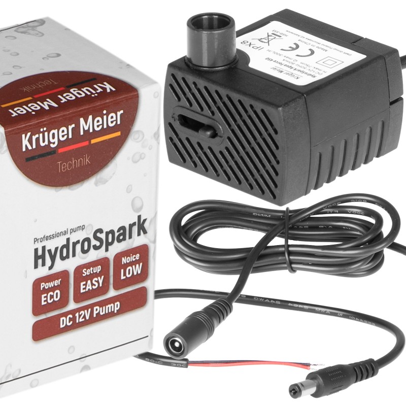 Помпа підйомна Kruger Meier HydroSpark 350 — міні насос 12V, 220 л/год