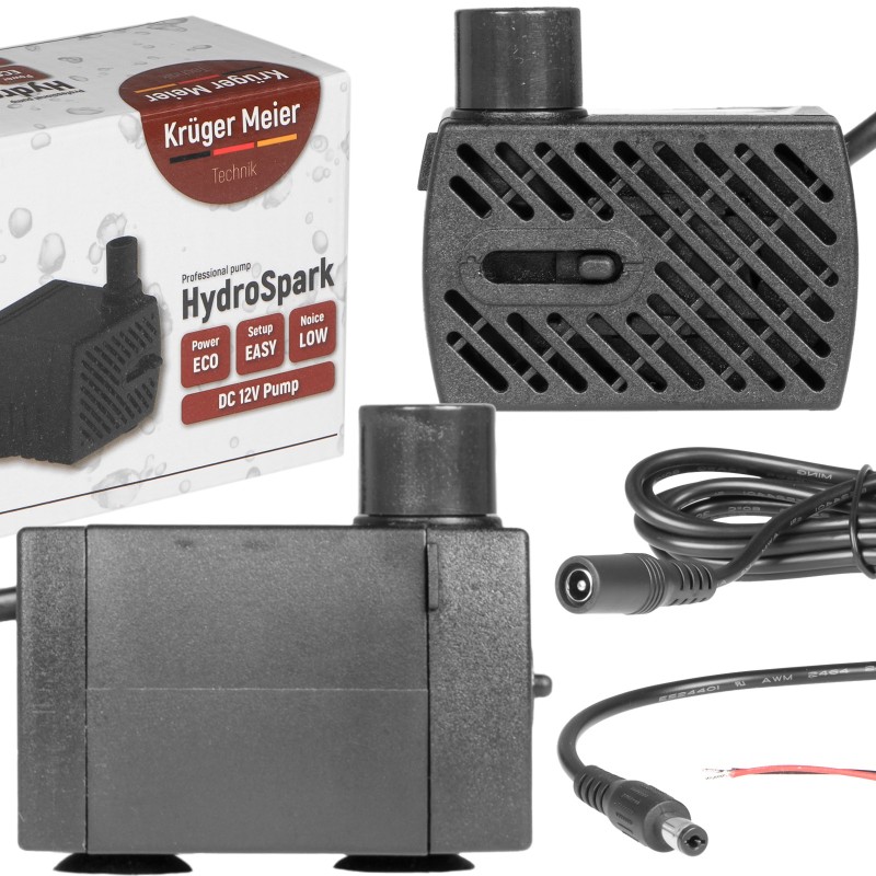 Помпа підйомна Kruger Meier HydroSpark 450 — міні насос 12V, 300 л/год