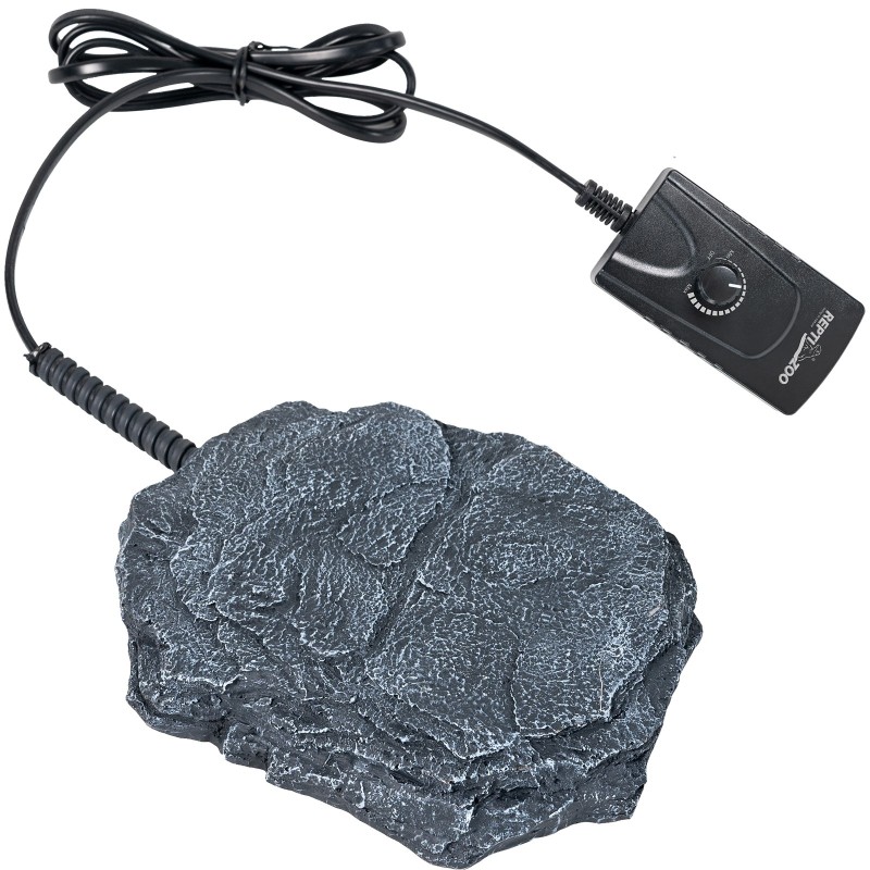 Нагрівальний камінь з регулятором температури Repti-Zoo Dimmer Heat Rock 8W 18×14×3 см (AHR0608P) для тераріумів