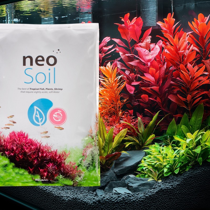 Грунт активний для акваріуму Neo Soil Plant No CO2 8л. - без потреби у CO₂