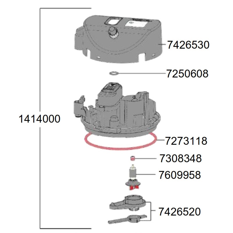 Голова для фільтра Eheim classicVARIO+e 250 (2214) (1414000)