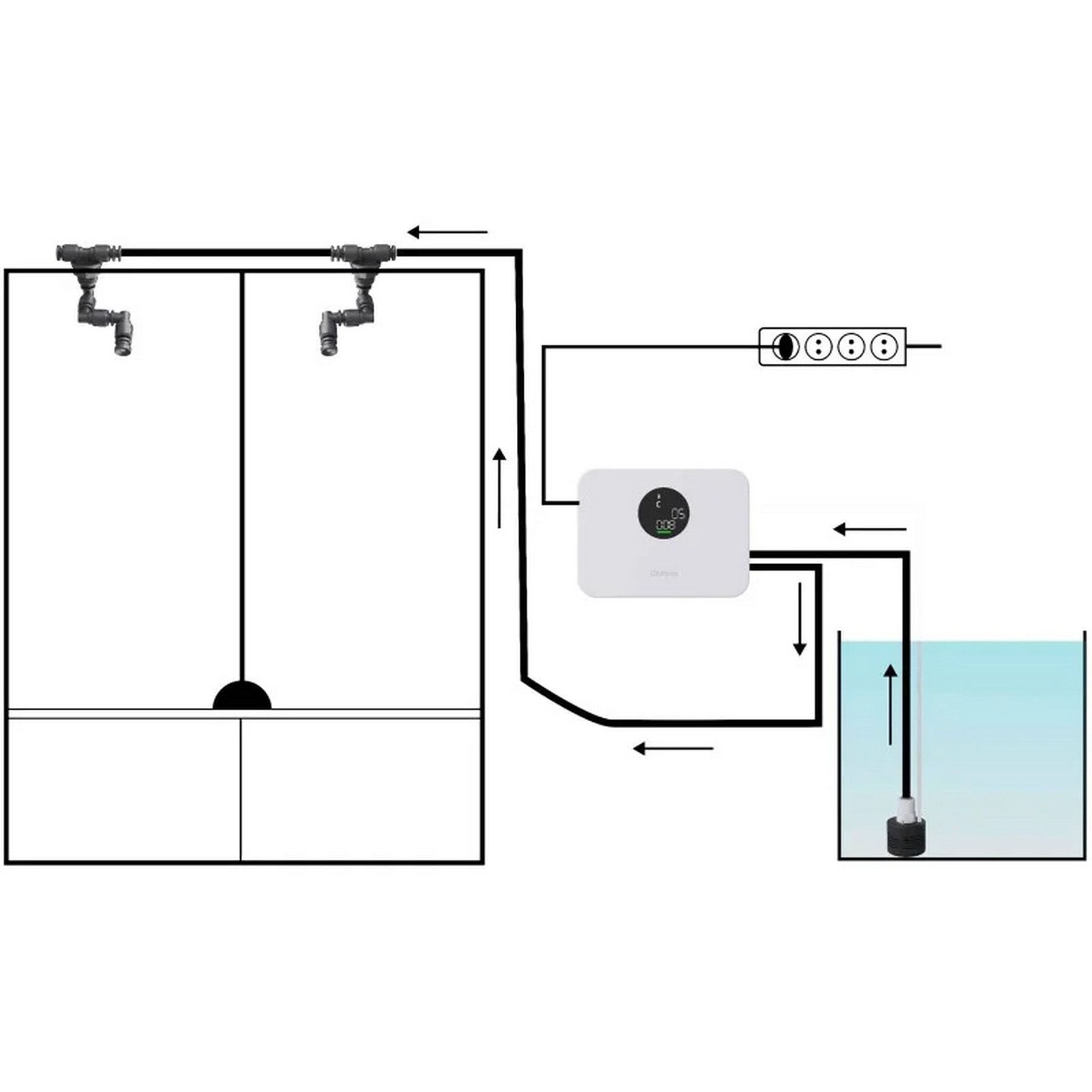 Автоматична система поливу Chihiros Spray System Tiny для тераріумів та палударіїв