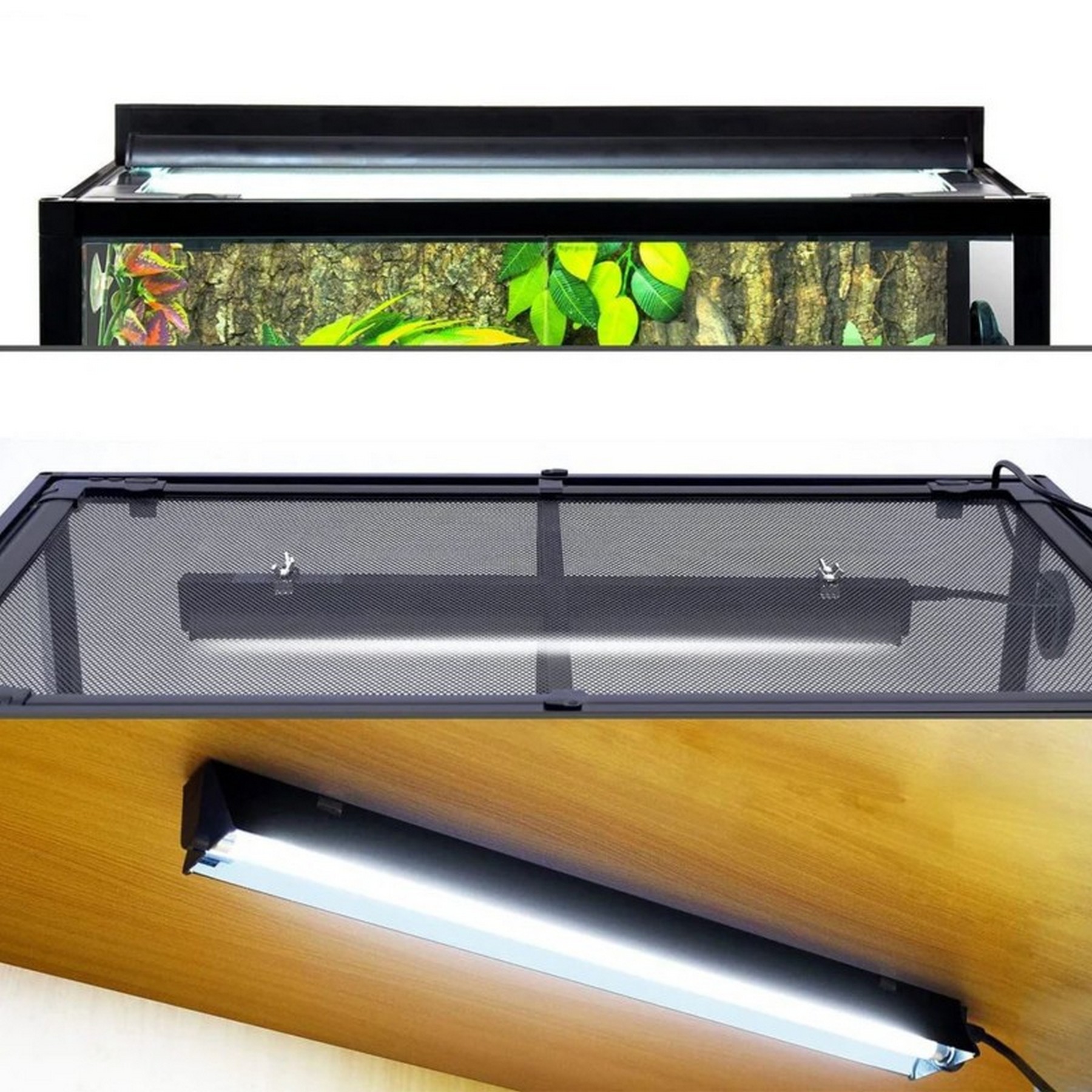 Світильник з лампою T5 Repti-Zoo Lighting Combo Smart KIT 10.0 UVB 39W 87.5 см (ZAT2839ST) для рептилій