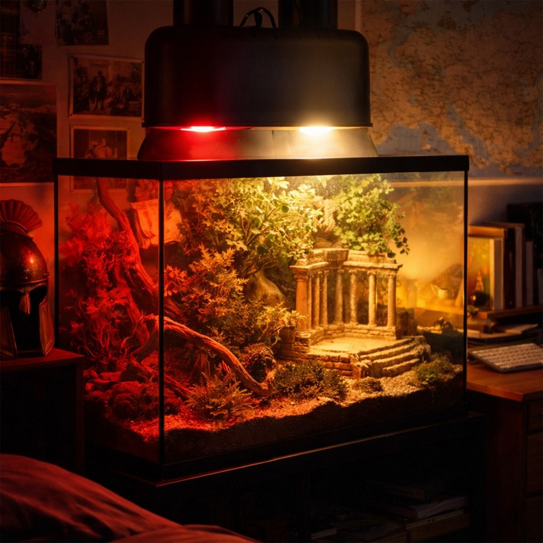 Світильник подвійний Terrario DUORAY 2.0 E27 2x60W для тераріуму