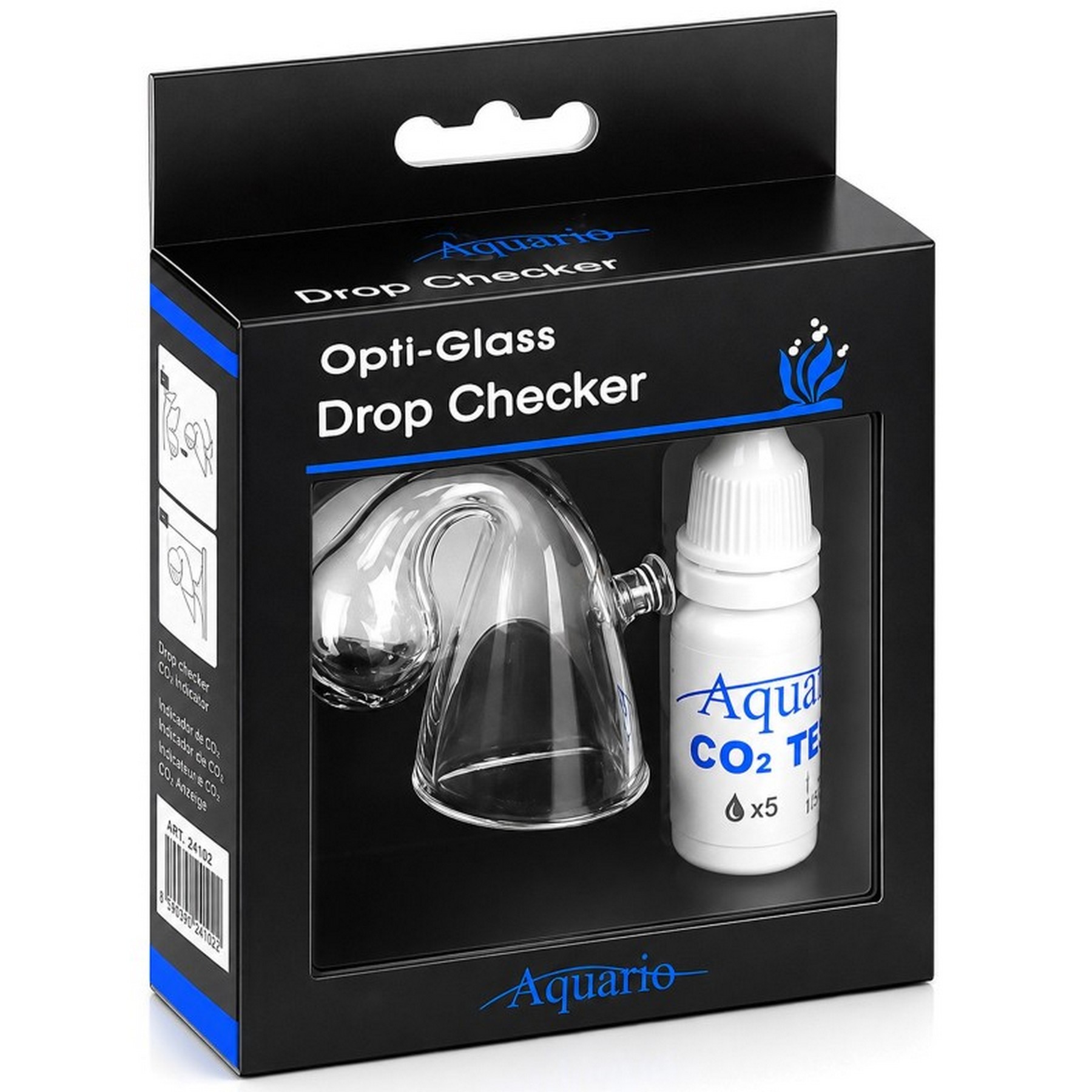 Стеклянный индикатор CO2, дропчекер Aquario Drop Checker