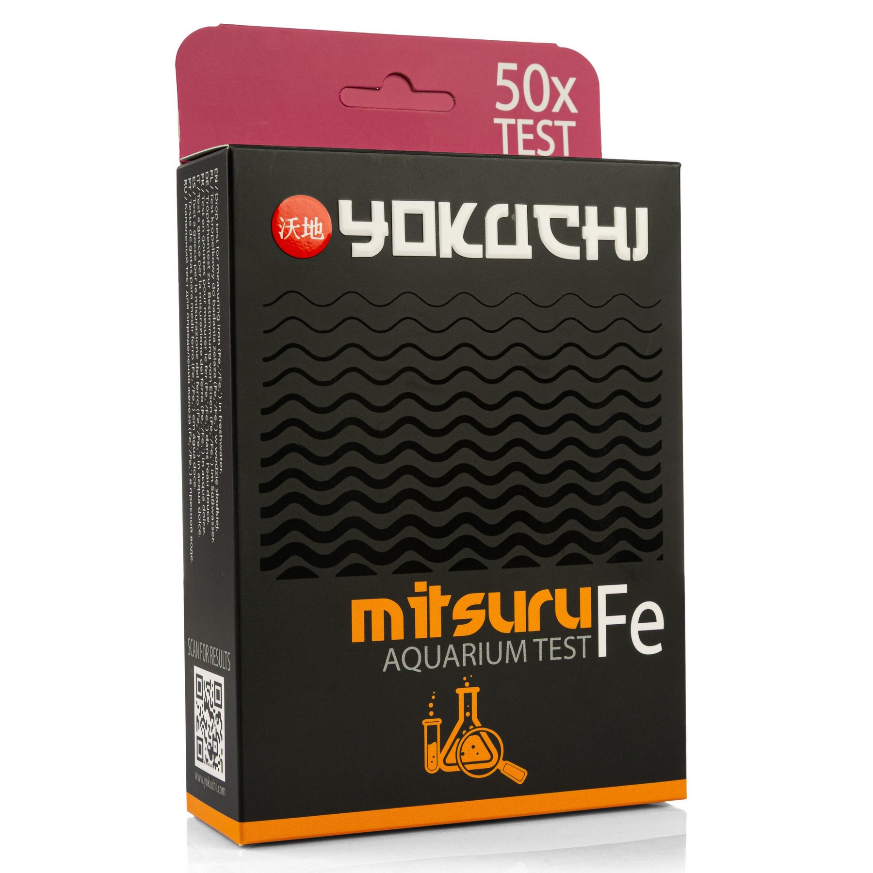 Тест на железо в аквариумной воде Yokuchi Mitsuru Aquarium Test Fe, 50 тестов
