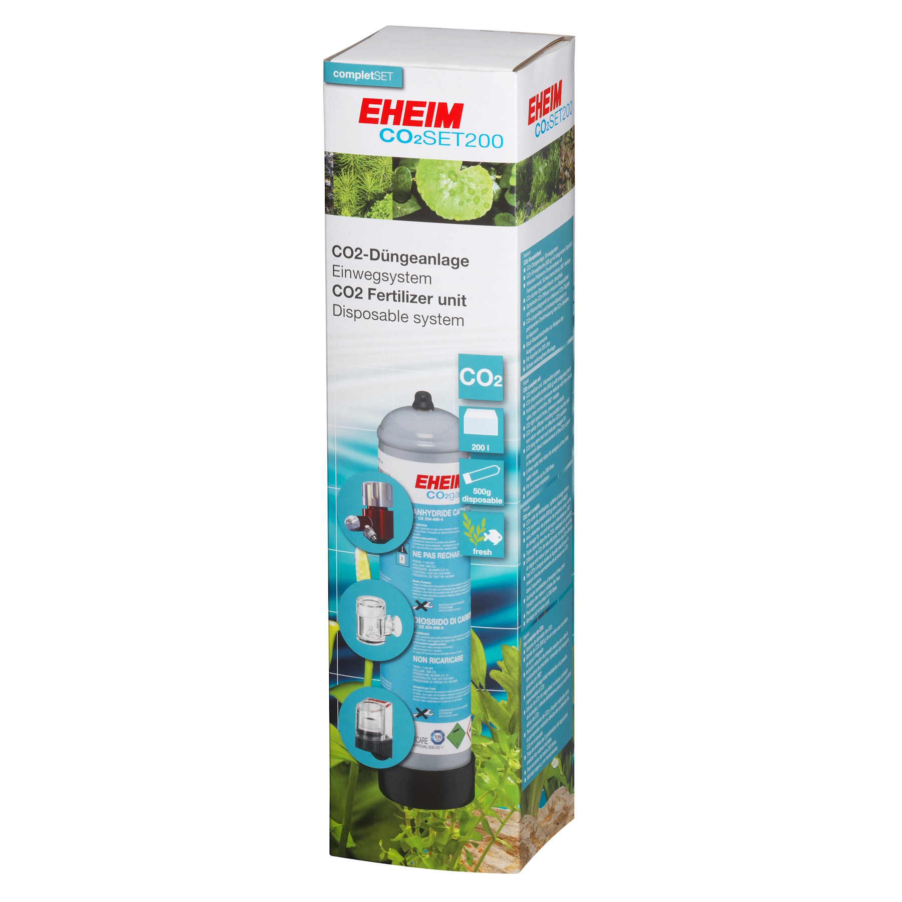 Комплект СО2 Eheim CO2SET200 Complete set 500г (6063200)