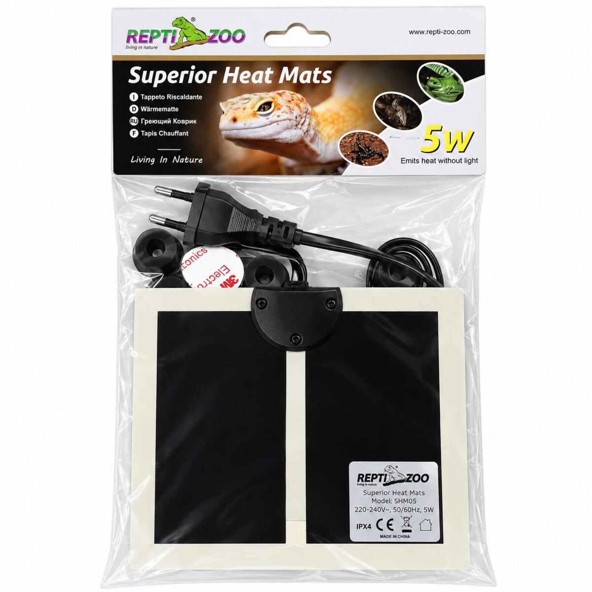 Нагрівальний мат Repti-Zoo Superior Mat 5Вт 15x14 см для тераріуму
