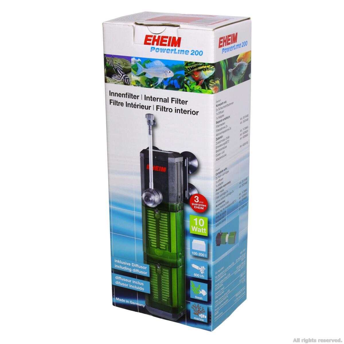 Внутрішній фільтр Eheim PowerLine 200 (2048020)