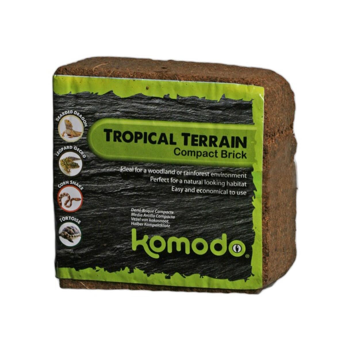 Підкладка з кокосового волокна Komodo Tropical Terrain Brick 4л (46000) для тераріуму