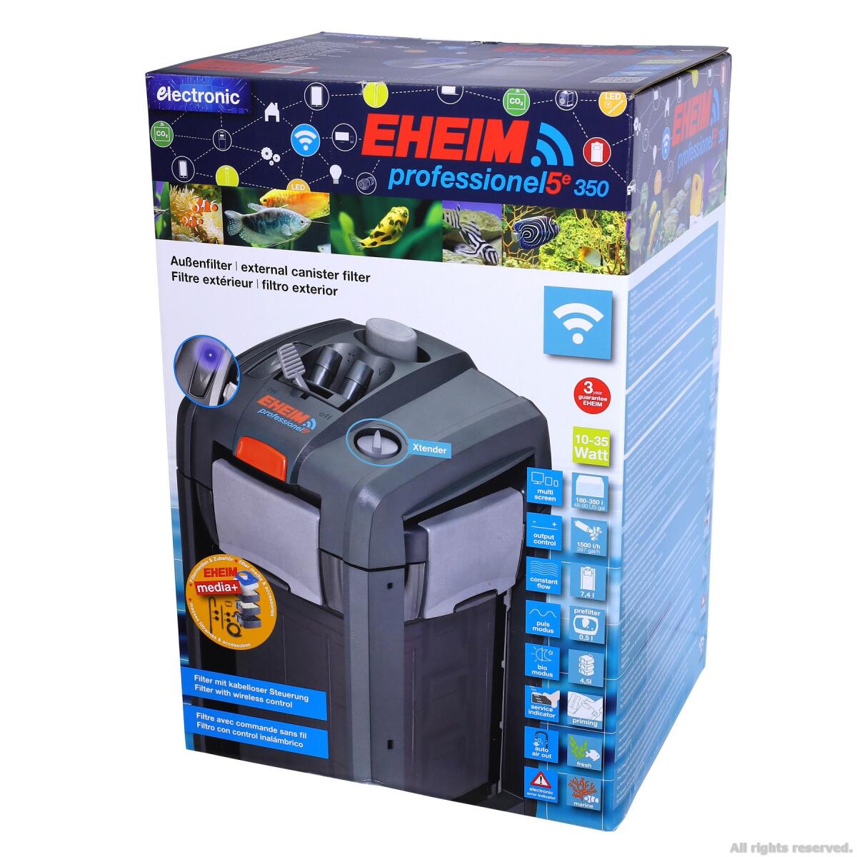 Зовнішній фільтр Eheim professionel 5e+ WiFi 350 (2274020)