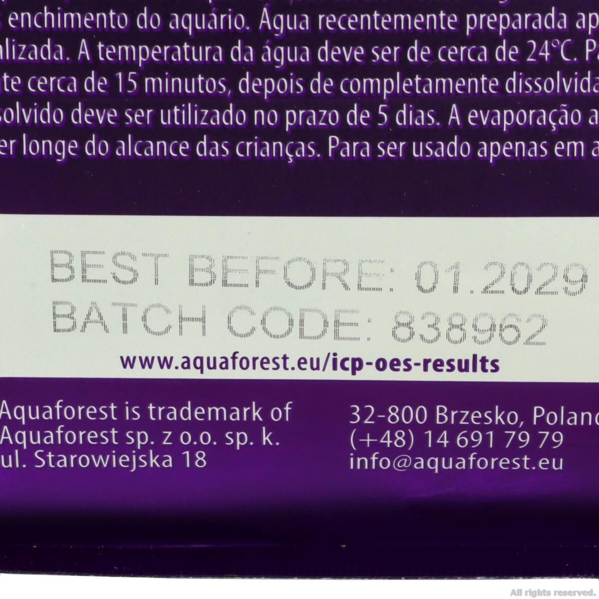 Сіль для морського акваріуму Aquaforest Sea Salt 22кг (730259)