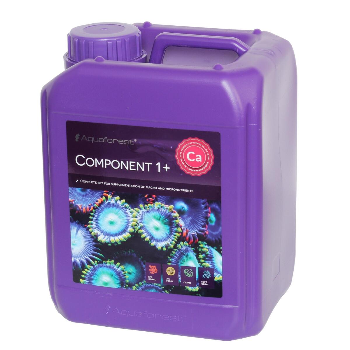 Мікро і макроелементи для морського акваріуму Aquaforest Component 1+, 2+, 3+, 3x5л (732475)
