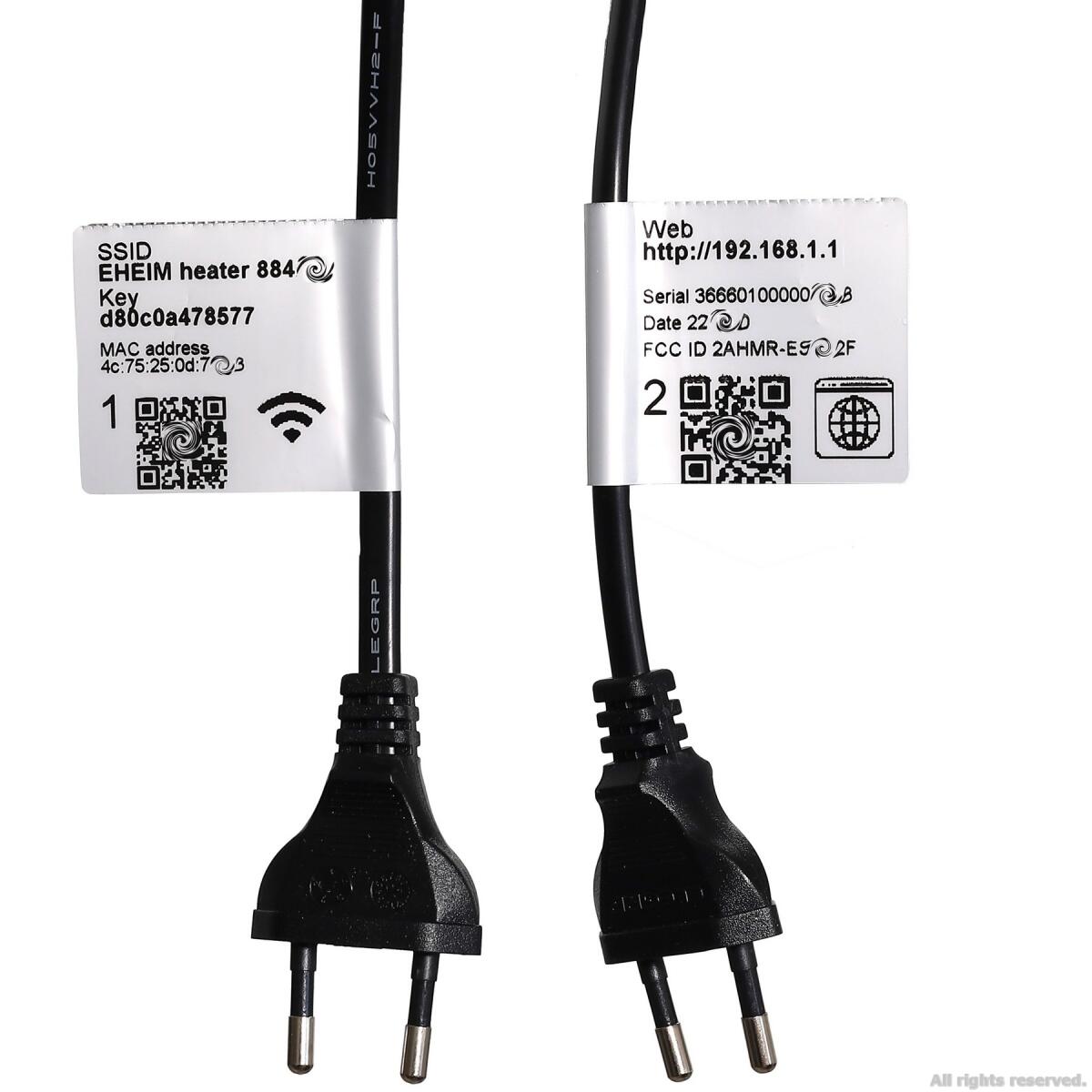 Нагрівач EHEIM thermocontrol+ e 200W Wi-Fi від 300л. до 400л. (3667010)