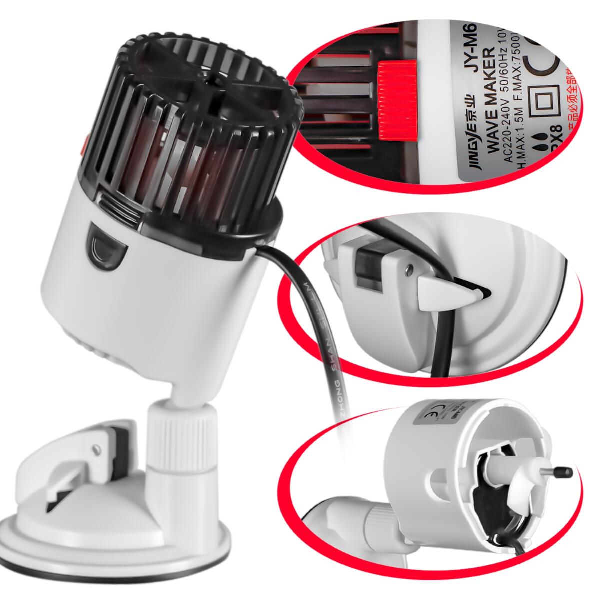 Помпа течії Jingye Wave Maker M6 7500 л/год (JY-M6)