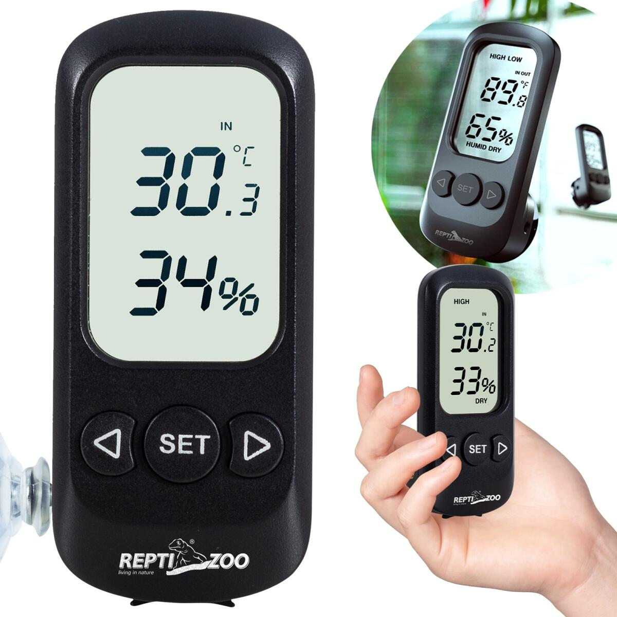 Гігрометр - термометр цифровий Repti-Zoo Digital Alarm Thermometer Hygrometer (SH129)