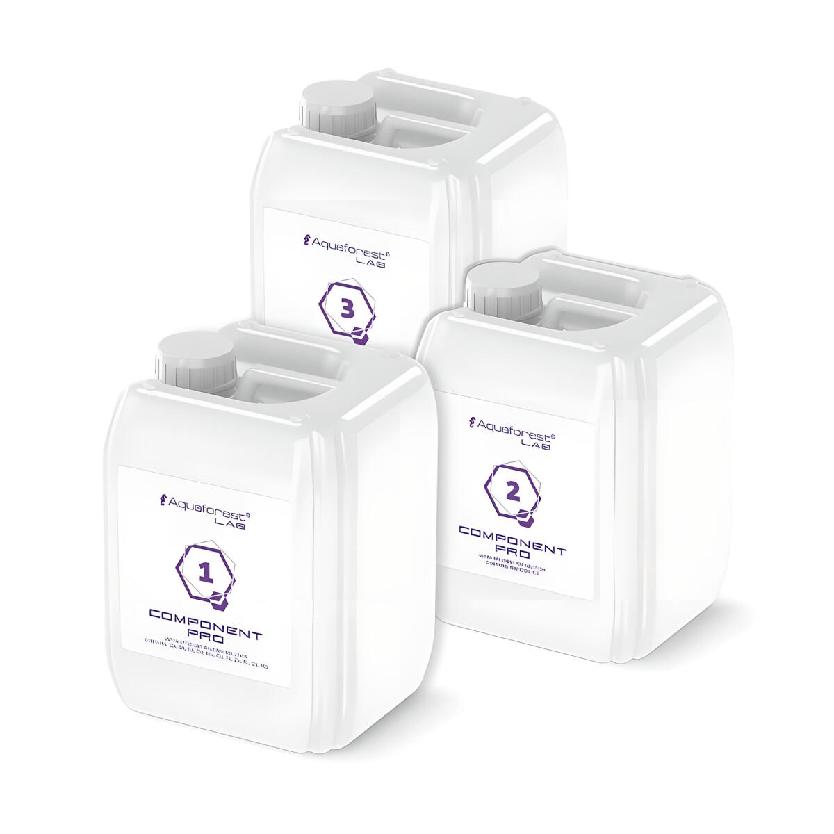 Мікро і макроелементи для морського акваріуму Aquaforest Components Pro 1,2,3, 3x5л (739566)